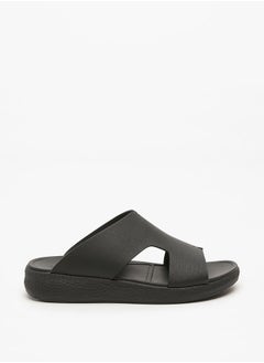 اشتري Men's Textured Slip-On Arabic Sandals في السعودية