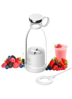 Buy Wireless Charging Portable Blender for Fresh Juice, Smoothies, and Shakes in Saudi Arabia