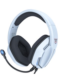 Buy ONIKUMA X27 RGB Gaming Headset Stereo Surround Omnidirectional Noise Canceling Mic Ergonomic Design - White in Egypt
