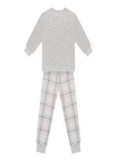 Buy 1 Pack Boys Greentreat Recycled Fleece Oversized Sweatshirt and Cuffed Trouser in UAE