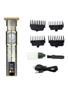 Buy Cordless Beard Trimmer And Hair Clipper With LCD Display For Men in Saudi Arabia