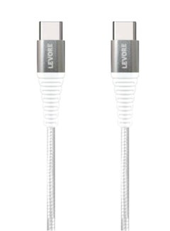 Buy Nylon Braided USB C to USB C Cable 1M in Saudi Arabia
