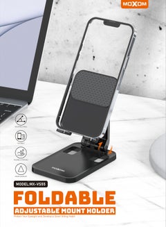 Buy MX-VS55 Folding Desktop Phone Stand Black in UAE