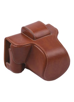 Buy Vintage Camera Case With Shoulder Strap For Fujifilm XT200 Brown in Saudi Arabia