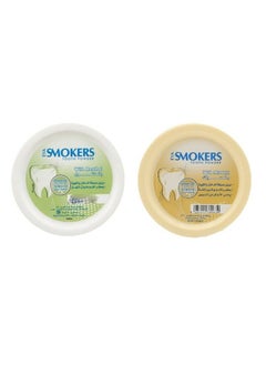 Buy 2-Piece set Smokers Tooth Powder Miswak And Menthol 2 X 40g in Saudi Arabia