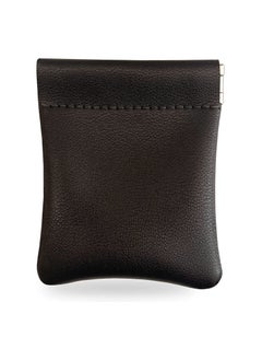 Buy Leather Coin Holder Pouch (Black) in UAE