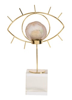 اشتري Hamia Tealight Candle Holder, Gold & Cream - 20.5x31.8 cm في الامارات