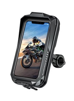 Buy Cycling Cell Phone Holder Waterproof 360° Rotatable Cell Phone Holder with Touch Screen Universal Handlebar Cell Phone Holder For Cell Phone Models up to 7.2 Inch in UAE