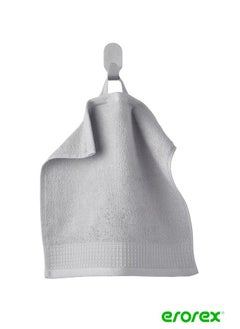 Buy Washcloth light grey 30x30 cm in Saudi Arabia