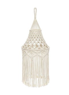 Buy Macrame Lamp Shade Boho Hanging Pendant Light Cover Modern Office Bedroom Living Room Nursery Dorm Room Bohemian Home Decor in UAE