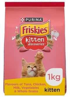 Buy FRISKIES Kitten Discoveries Dry Cat Food 1kg in Saudi Arabia