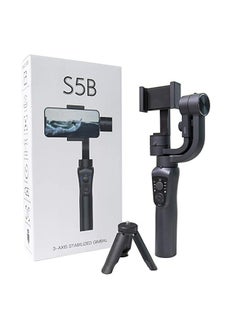 Buy Padom S5B 3axis Stabilize Gimbal Bluetooth Handheld Device With Focus And Zoom Functions With Long Lifetime in UAE
