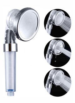 Buy Ionic Shower Head 3 Modes High Pressure Handheld Showerhead Water Saving Filtered Shower Head in UAE