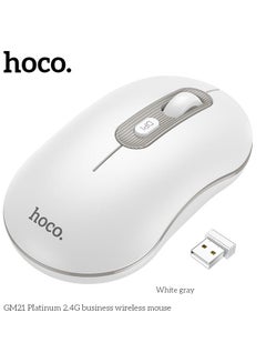 Buy Premium Business 2.4G Wireless Mouse White in UAE