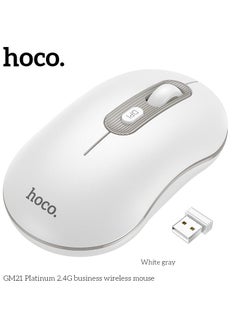 Buy Premium Business 2.4G Wireless Mouse White in UAE