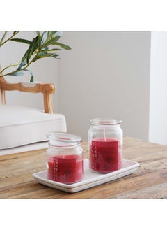 اشتري Indulgence Blackberry Cinnamon Jar Candle 420Gm - 30 Hrs في الامارات