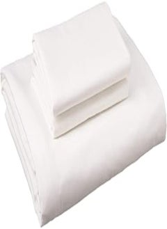 Buy Nice Home Bed Sheet Set 3 Pieces 120 x 200 cm - White in Egypt