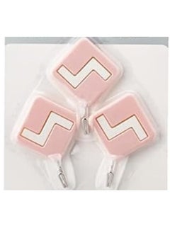 Buy 3pcs Clothes Hook - Pink in Egypt