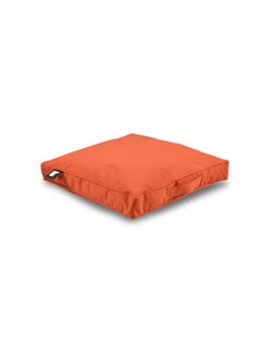 Buy Chair | Bean Bag  Floor Cushion Velvet  - Orange in Saudi Arabia