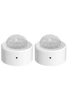 اشتري Motion Sensor, 2 Pcs Wireless Motion Detector, Configurable DIY Portable Presence Detector, Zigbee Hub Required, Compatible with Home Assistant,Hubitat and Alexa في الامارات