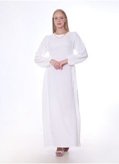 Buy Women's plain dress with sleeves in Egypt