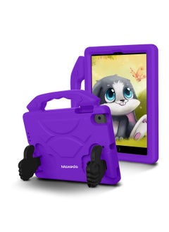 Buy Moxedo Shockproof Protective Case Cover Lightweight Convertible Handle Kickstand for Kids Compatible for iPad Mini 1/2/3/4/5 - Purple in UAE