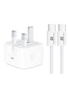 Buy Charger for iPhone 16 15 Charger Fast Charging Type C Charger USB C Charger Block iPhone 16 Charger with 1M Cable for iPhone 16/16 Plus/16 Pro/16 Pro Max/iPhone 15/15 Pro Max/15 Plus/15 Pro/iPad Pro/AirPods in Saudi Arabia