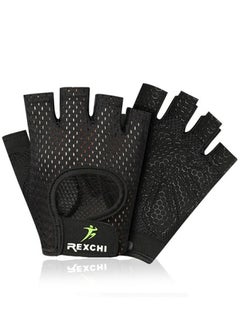 اشتري Men's And Women's Half Finger Exercise  Cycling Anti-skid Breathable Gloves في الامارات