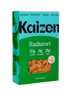 Buy Kaizen Low Carb Pasta Radiatori - Gluten-Free, High Protein, Keto Friendly, Plant Based, Made with High Fiber Lupin Flour in UAE