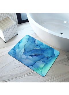 اشتري 40*60cm Household Bathroom Bathroom Kitchen Thickened Non-slip Quick Drying Mat في الامارات