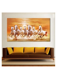 Buy even Running White Horse Animals Home Decor Paintings On Canvas Posters And Prints Modern Wall Picture For Living Room in UAE