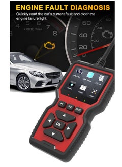 اشتري obd2 الماسح الضوئي أداة تشخيصية ، مع كامل obd2 وظيفة التلقائي فحص المحرك رمز القارئ ، إعادة تعيين ، وضع 6 ، وضع 8 وأكثر من ذلك ، ينطبق على جميع obdii / eobd المركبات بعد عام 1996 في الامارات