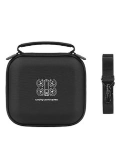 Buy Carrying Case for DJI Neo Portable PU Leather Small Shoulder Bag for DJI Neo Drone and Batteries Accessories (Black) in UAE