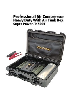 Buy Volcano On Board Twin Piston Air Compressor Kit With Air Tank in UAE