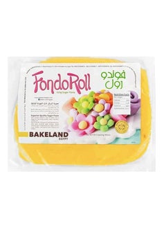 Buy Fondo Roll Sugar Paste Yellow 500 grams in Egypt