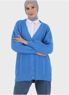 Buy Cable Knitted Cardigan in UAE