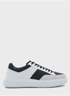 Buy Raised Logo Print Low Top Sneakers in UAE