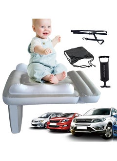 Buy Inflatable Airplane Bed for Kids, Portable Toddlers Airplane Blow Up Bed for Travel, Baby Airplane Mattress with Hand Pump, Toddler Airplane Travel Essentials Infant Travel Bed with Pump in Saudi Arabia