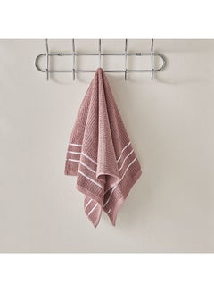 Buy Mateo Ribbed Cotton Hand Towel 70 x 40 cm in UAE