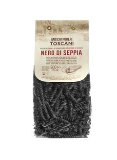 Buy Antichi Poderi Toscani-Pasta-Black Squid Ink Fusilli-500 gr in UAE