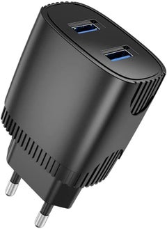 Buy ASPOR A811 2.4 A IQ Home charger + TYPE-C Cable 2 USB - Black in Egypt