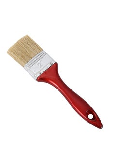 Buy Paint Brush -2inch- No Streaks Flat Trim Brush with Ergonomic Handle for High Precision Control -for DIY Professional Interior Exterior Home Improvement for Latex and Oil Paints & Wood Stains in Saudi Arabia