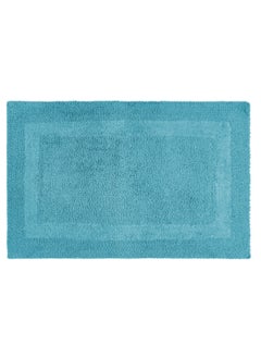 اشتري Raymond Home Single  Bath Mat - Luxurious, Ultra-Absorbent Bathroom Mat with Non-Slip Backing Color Teal Green - (40 * 60 CM) في السعودية