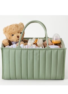 Buy Baby Diaper Caddy Organizer, Stylish Nursery Storage Basket - Gift for Baby Shower, Baby Registry Must Have, Newborn Essentials - Baby Caddy Organizer for Diaper Station in Saudi Arabia