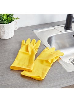 Buy Short Rubber Gloves 31 x 5.7 cm in UAE