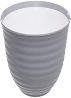 اشتري Aksa Solo High Quality Plastic Bowl 4500 ml - Grey في مصر