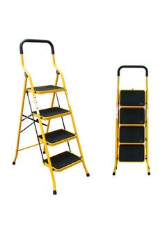 اشتري Power Industrial Home Ladder Folding Domestic Stepladder Safety Multi-function Household 4 Steps Yellow 4 StepsNone في الامارات