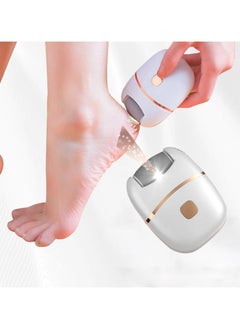 اشتري Electric rechargeable foot scrubber with coarse head to remove thick dead skin on the heels في السعودية