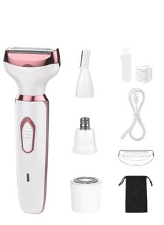 Buy Electric Razor, Shaver ,Trimmer for Women, 4 in 1 Painless Body Razors and Facial Hair Remover ,Rechargeable Hair Removal Kit for Face Body Leg Bikini Underarm Arm in Saudi Arabia