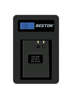 Buy Beston Charger for Nikon EN-EL9A Batteries: Designed to efficiently charge Nikon EN-EL9A batteries, this charger ensures your Nikon camera remains powered up and ready for extended shooting sessions. in Egypt